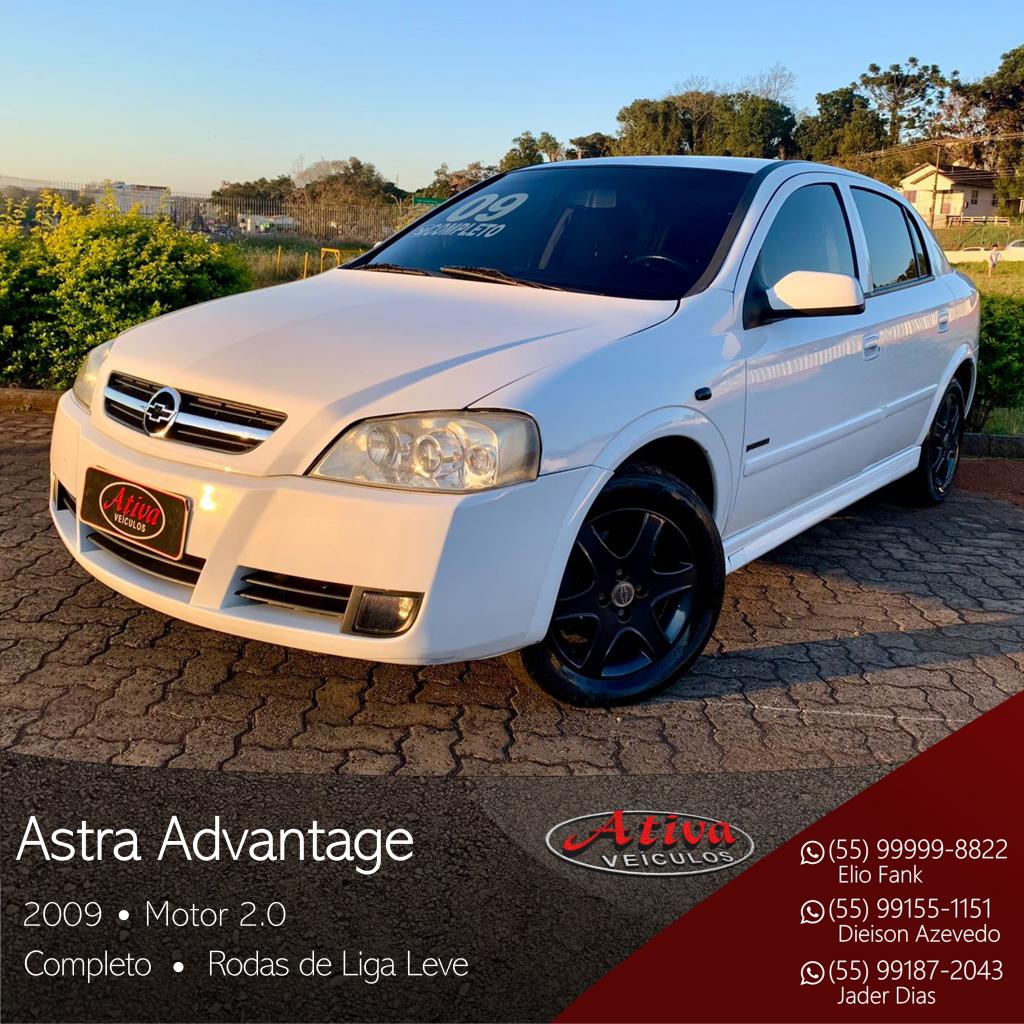 CHEVROLET ASTRA ADVANTAGE 2.0 MPFI 8V FLEXPOWER - 2009 - Auto Nível