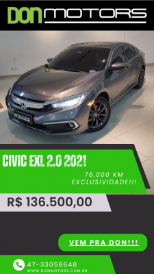 Civic Sedan EXL 2.0 Flex 16V Aut.4p